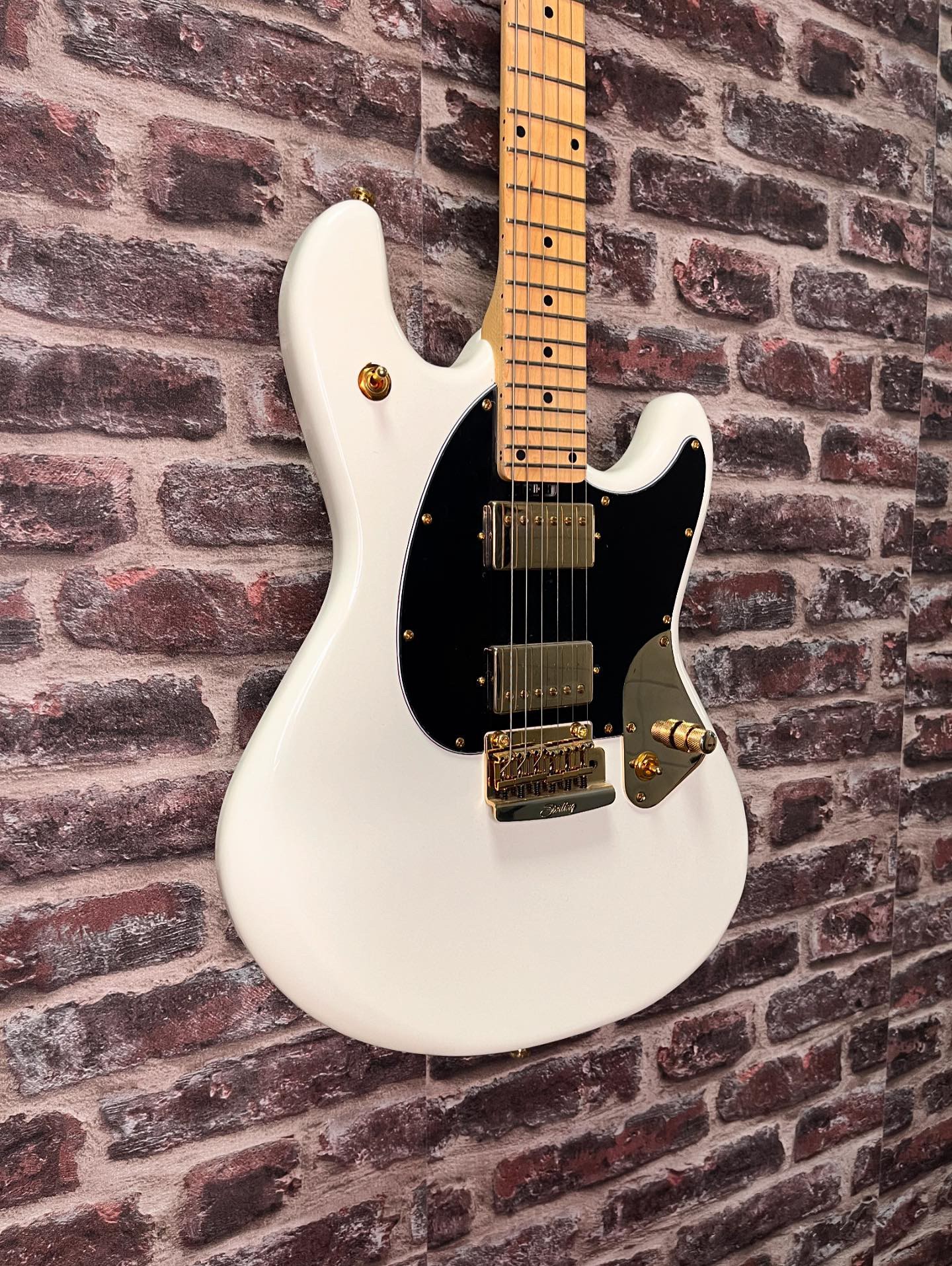 Sterling by Music Man Jared Dines StingRay Olympic White