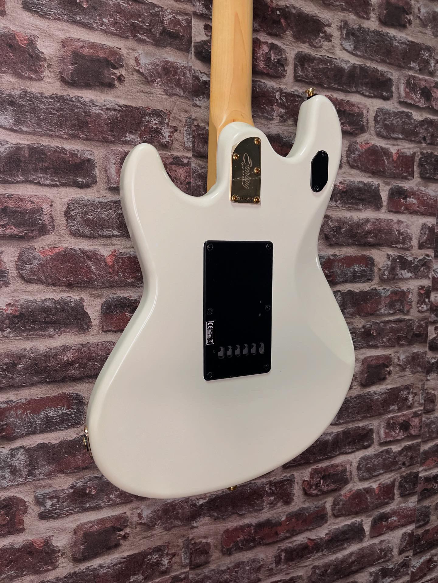 Sterling by Music Man Jared Dines StingRay Olympic White