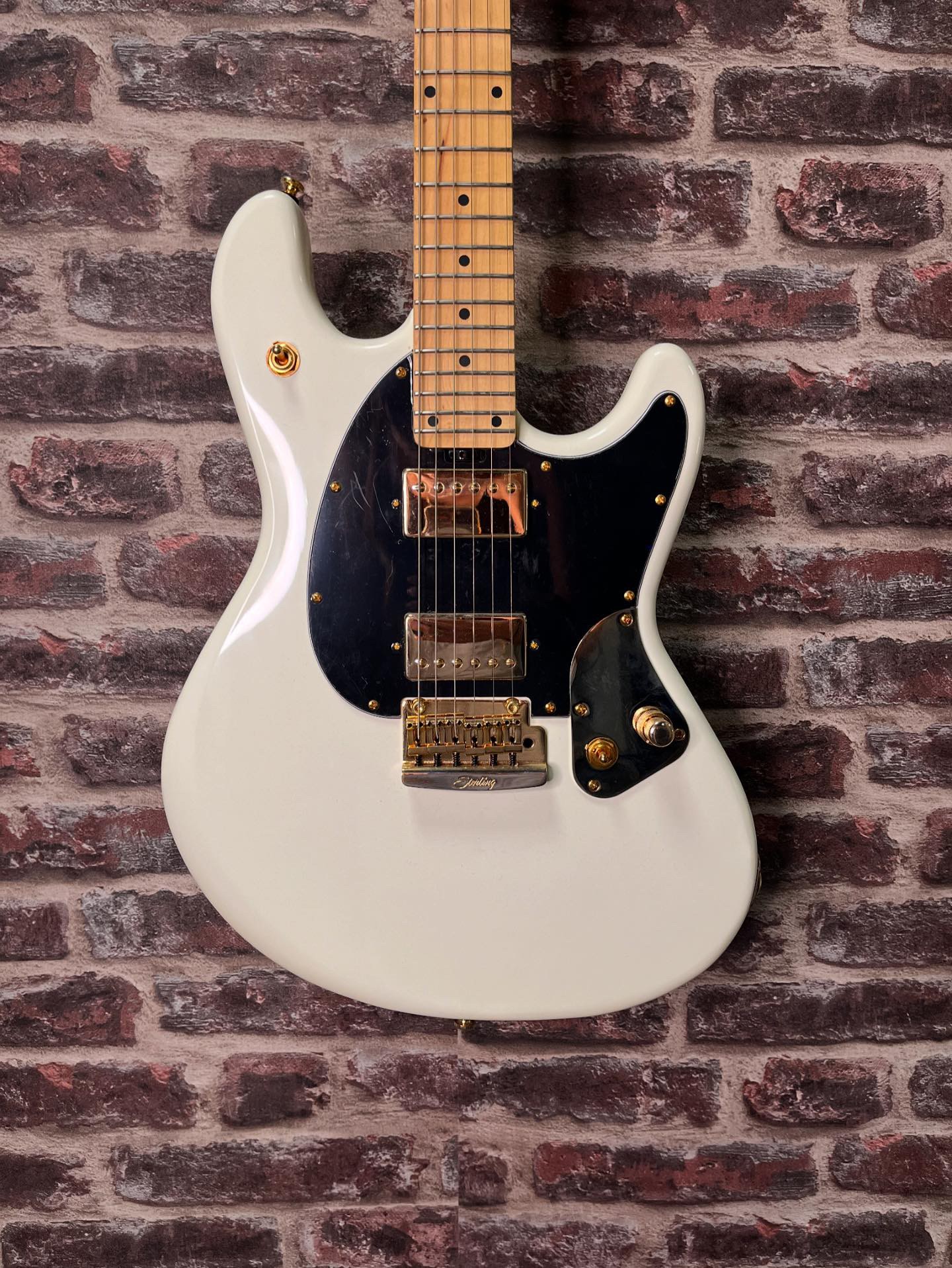 Sterling by Music Man Jared Dines StingRay Olympic White