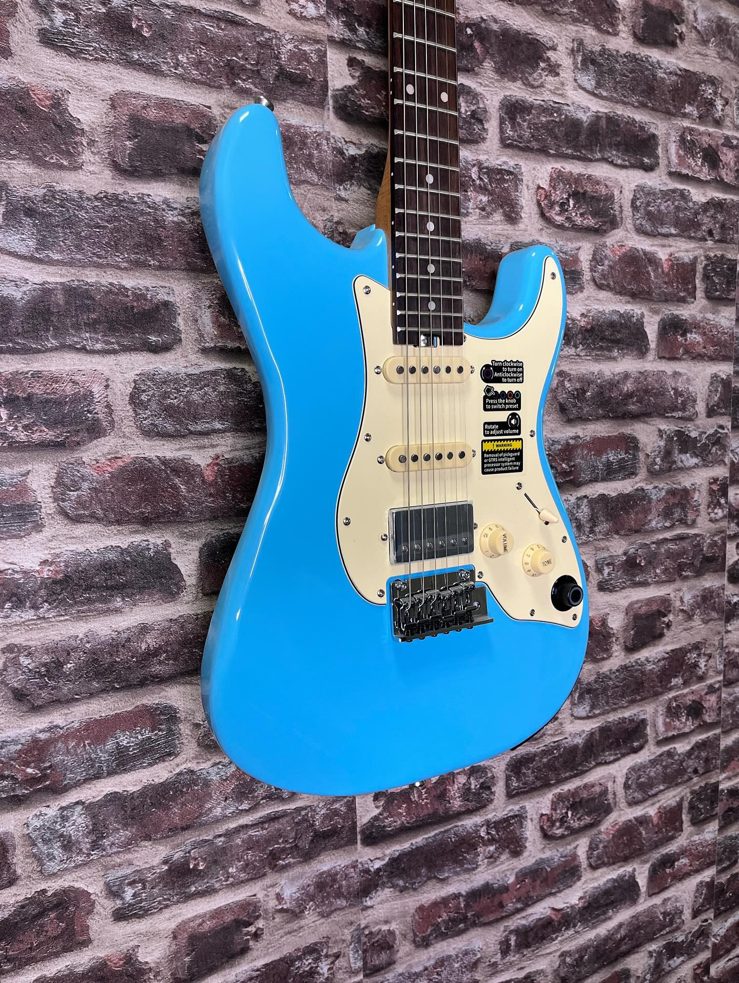 Guitare électrique Mooer GTRS‑S800 Bleu