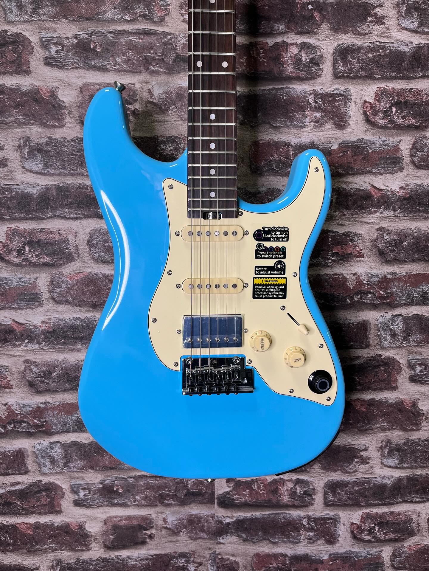 Guitare électrique Mooer GTRS‑S800 Bleu