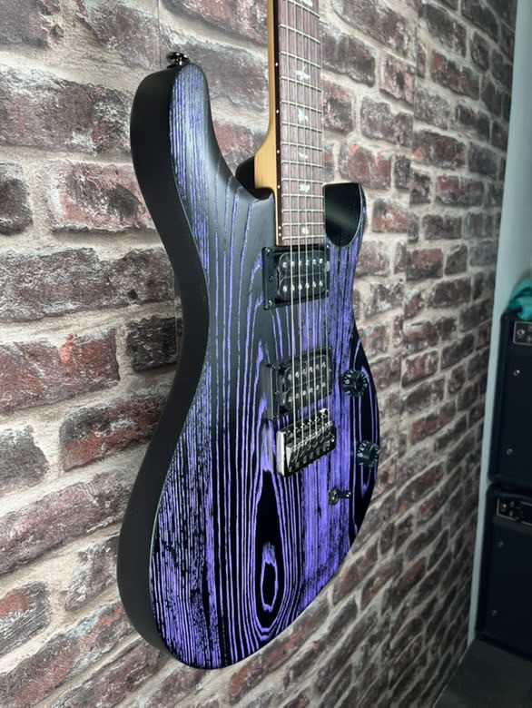 PRS SE Swamp Ash CE 24 Édition Limitée Sandblasted – Violet