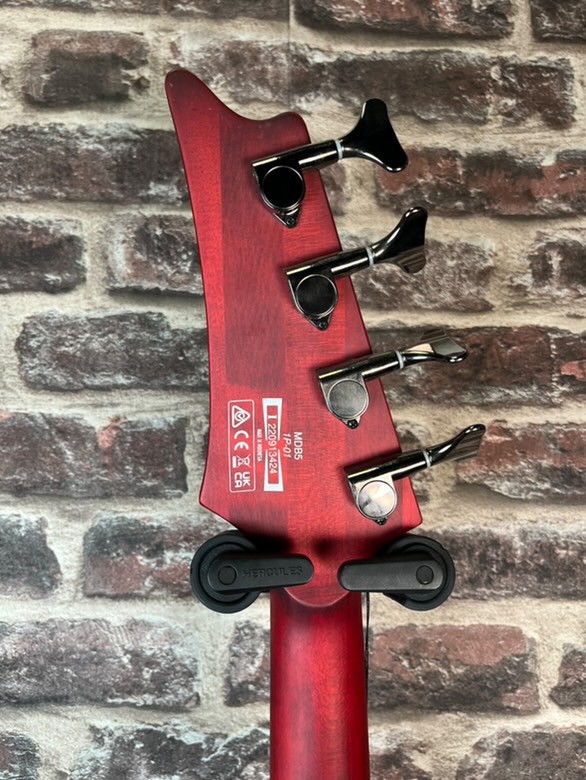 Ibanez MDB5 Mike D’Antonio Signature Oxblood Weathered Black