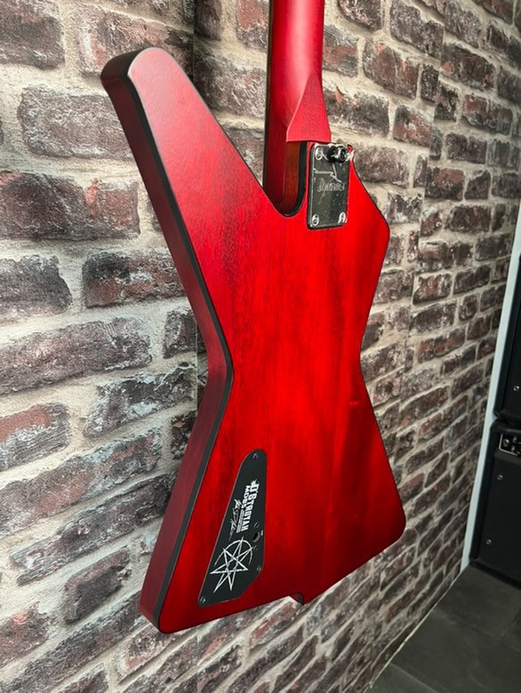 Ibanez MDB5 Mike D’Antonio Signature Oxblood Weathered Black