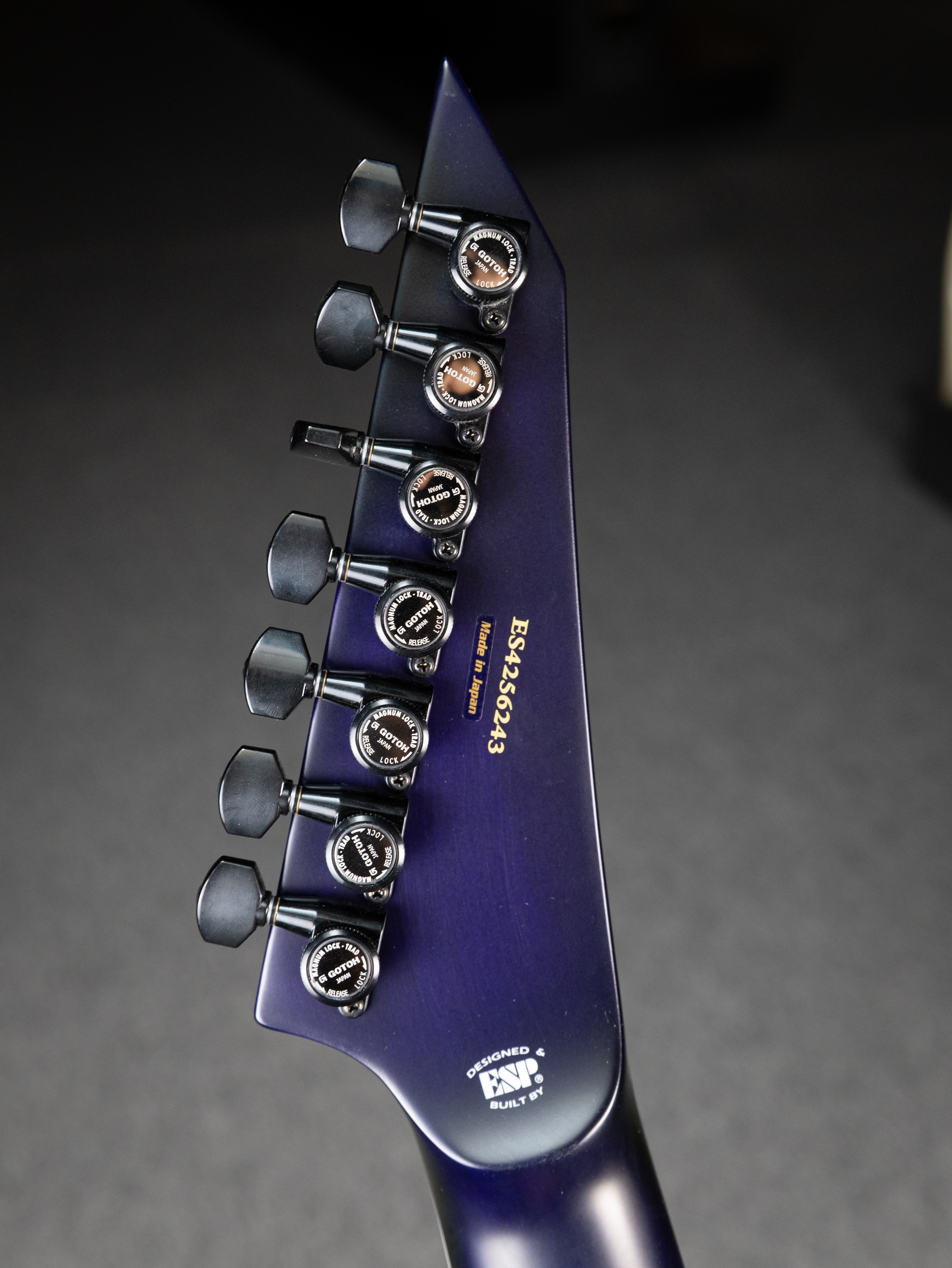ESP E‑II M‑II‑7 NT Purple Natural Fade