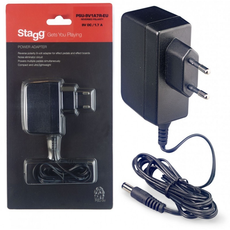 Adaptateur secteur 9 V / 1,7 A Stagg (PSU‑9V1A7R‑EU)