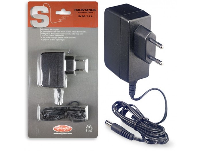 Adaptateur secteur 9 V / 1,7 A Stagg (PSU‑9V1A7R‑EU)