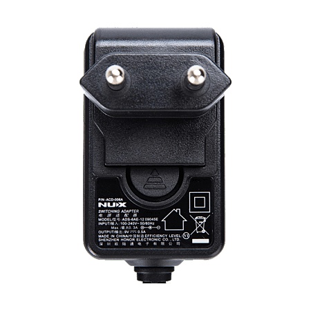 Alimentation secteur NUX ACD006A 9 V 500 mA centre négatif