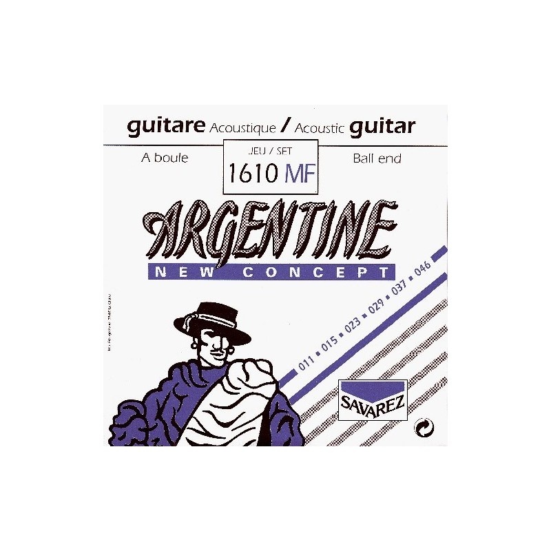 Argentine 1610 MF (tension light, embouts à boule)