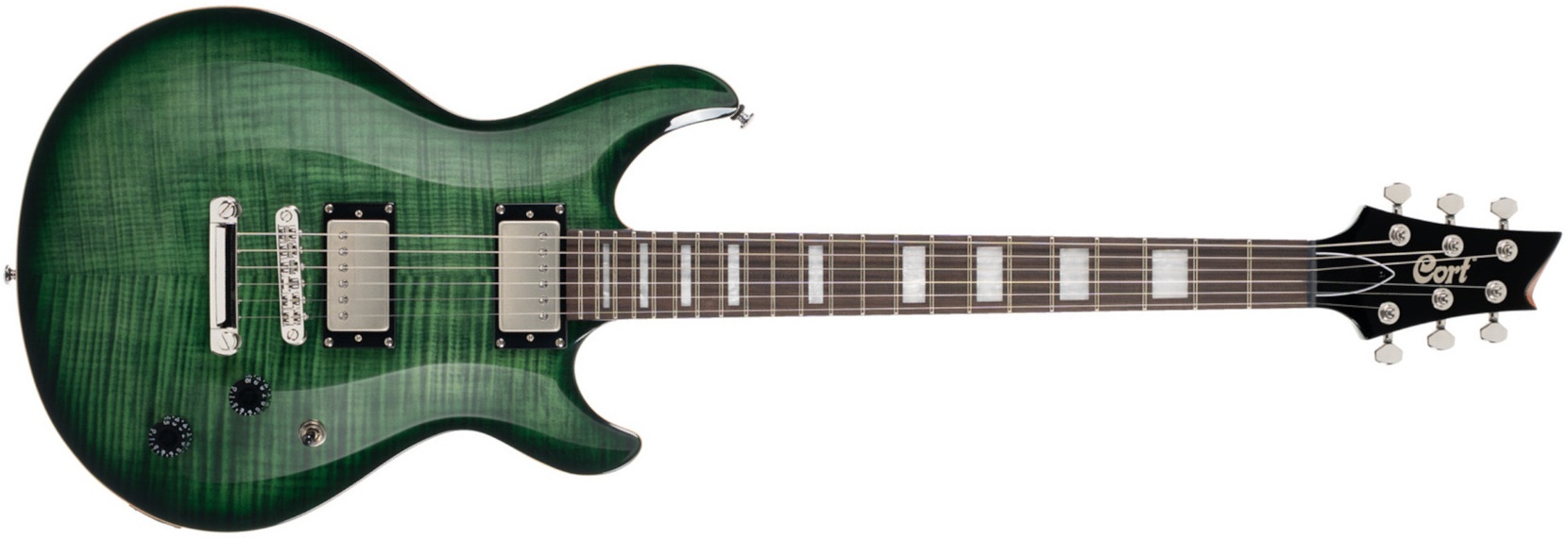 Cort M600 Trans Green Burst