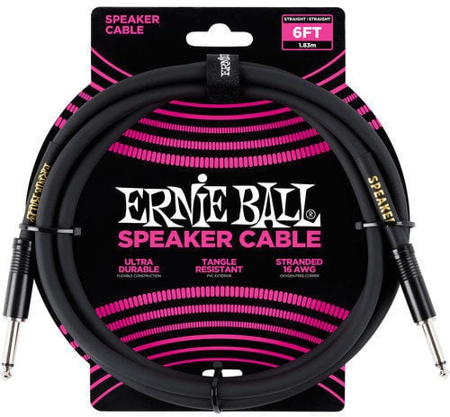 Câble haut‑parleur Ernie Ball P06072 180 cm
