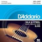 DAddario EJ35 Silk & Steel 12 cordes