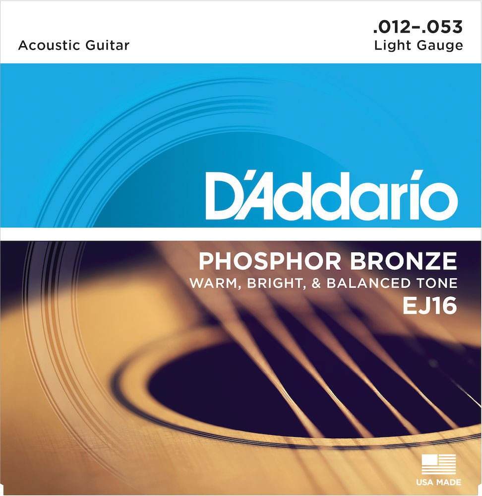 Daddario phosphor bronze EJ16 12-53