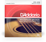 DAddario Phosphor Bronze Médium (.013–.056) EJ17