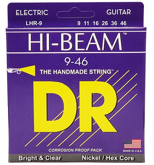 DR Hi‑Beam pour guitare électrique 9‑46