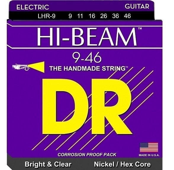 DR Hi‑Beam pour guitare électrique 9‑46