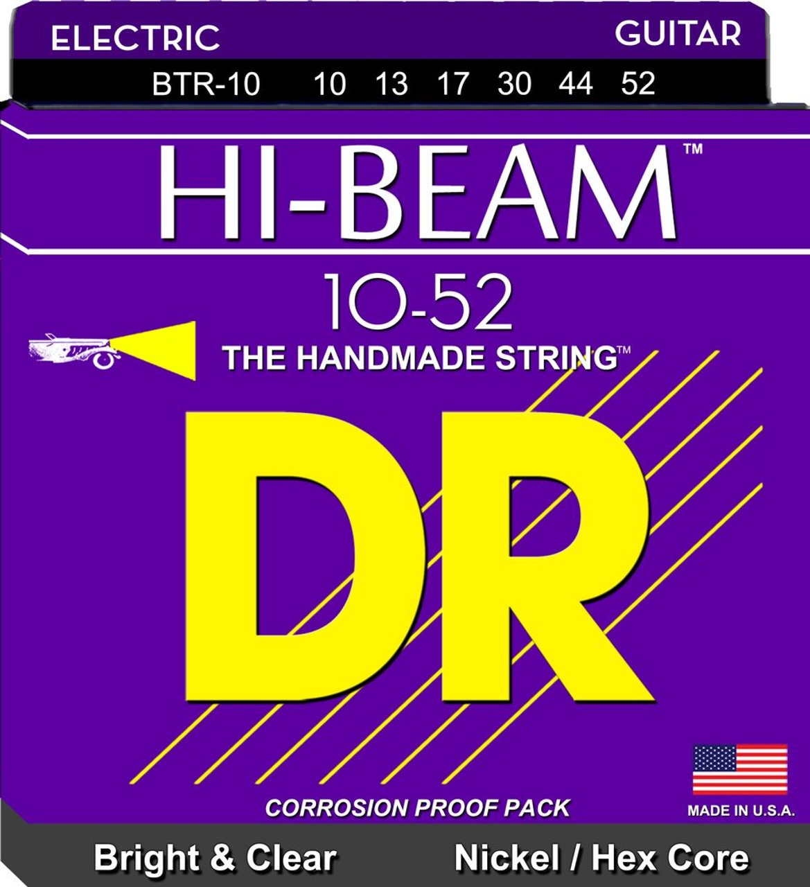 DR Strings Hi‑Beam Medium 7 CORDES 10-56