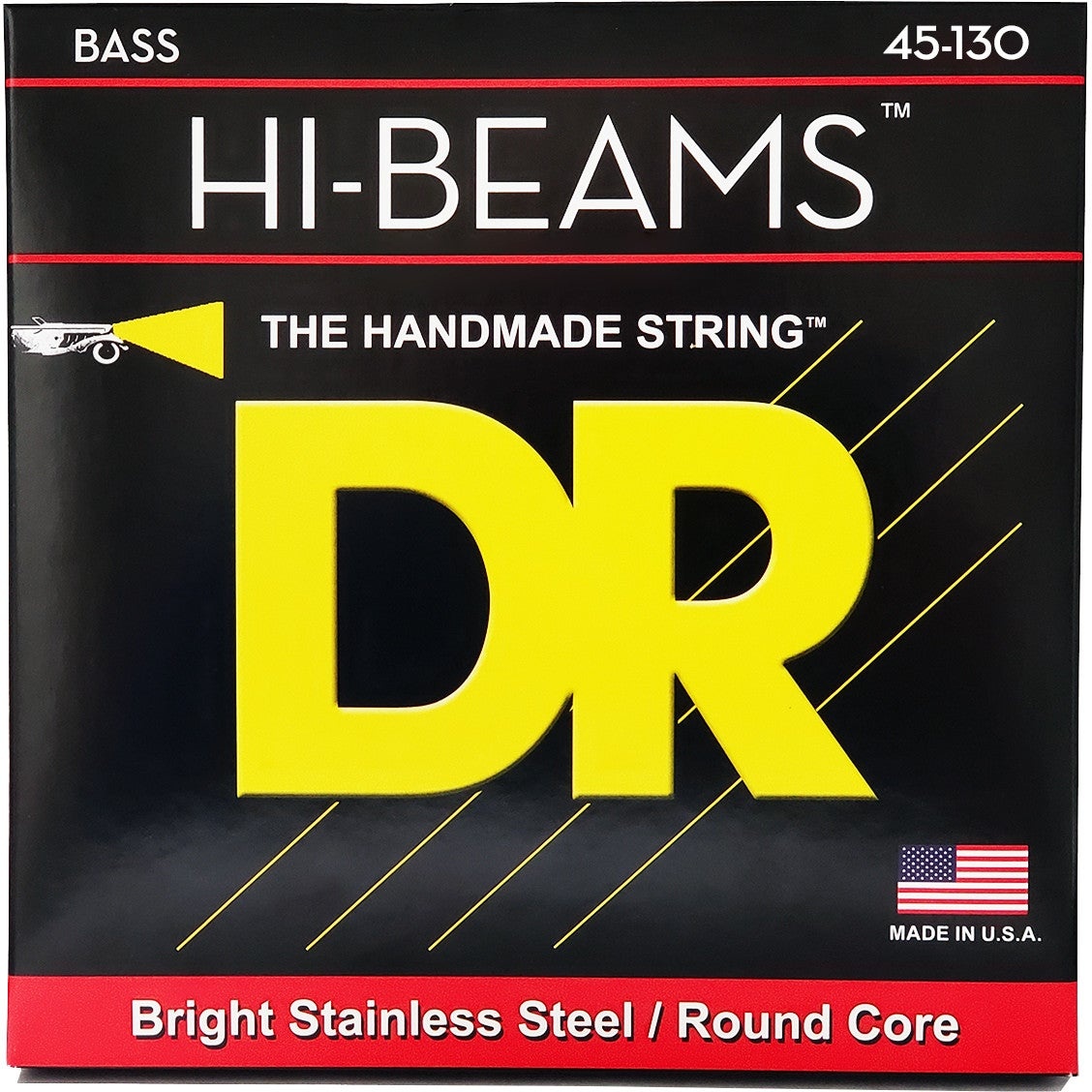 DR Strings Hi‑Beams (.045‑.130) – 5 cordes