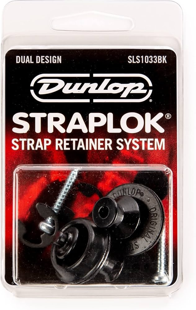 Dunlop Système Straplok Dual Design – Noir