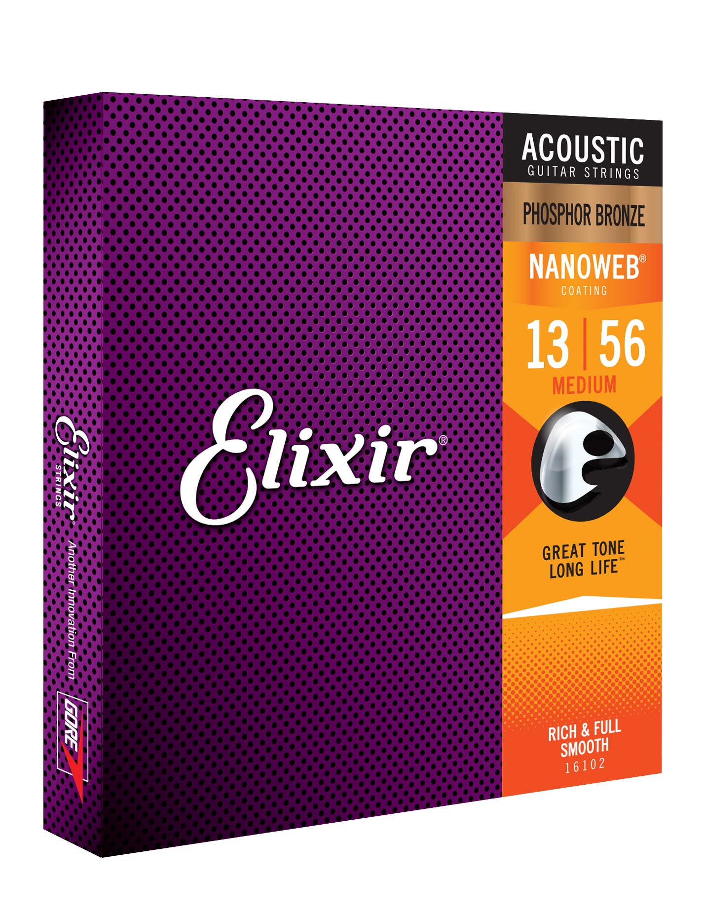 ELIXIR ACOUSTIC NANOWEB PHOSPHOR BRONZE 13-56 CEL 16102