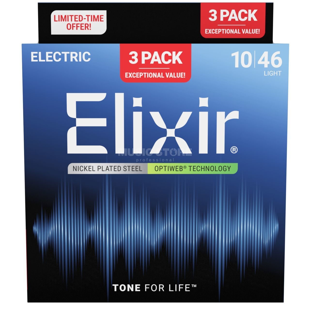 ELIXIR ELECTRIC OPTIWEB 3 PACK 10‑46