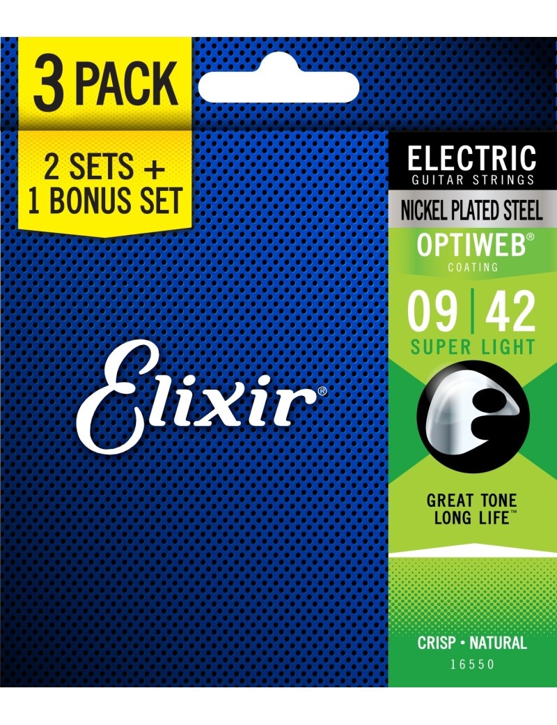 ELIXIR ELECTRIC OPTIWEB 3 PACK 9‑42