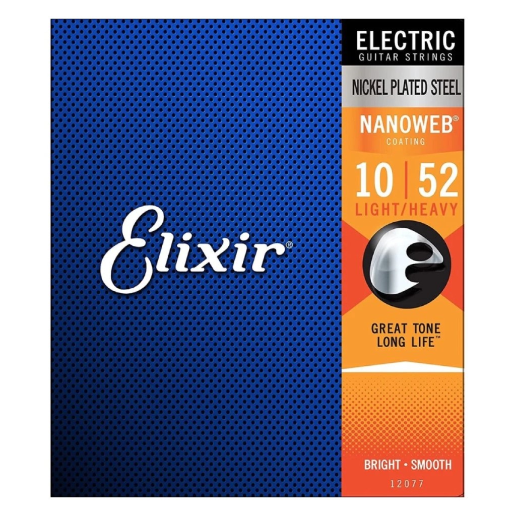 Elixir Nanoweb Electric Light‑Heavy (10‑52)