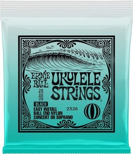 ERNIE BALL 23236 NYLON UKULELE BLACK