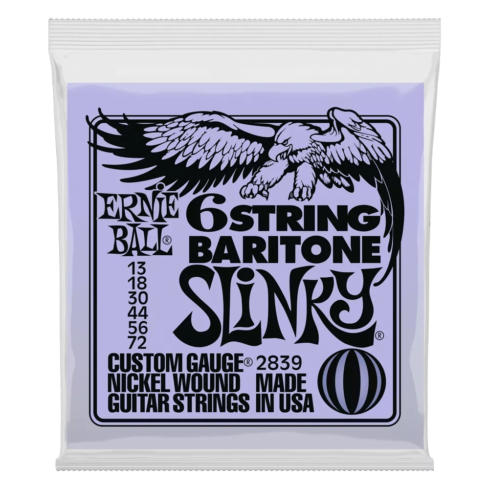 Ernie Ball Slinky baryton 6 cordes 13‑72