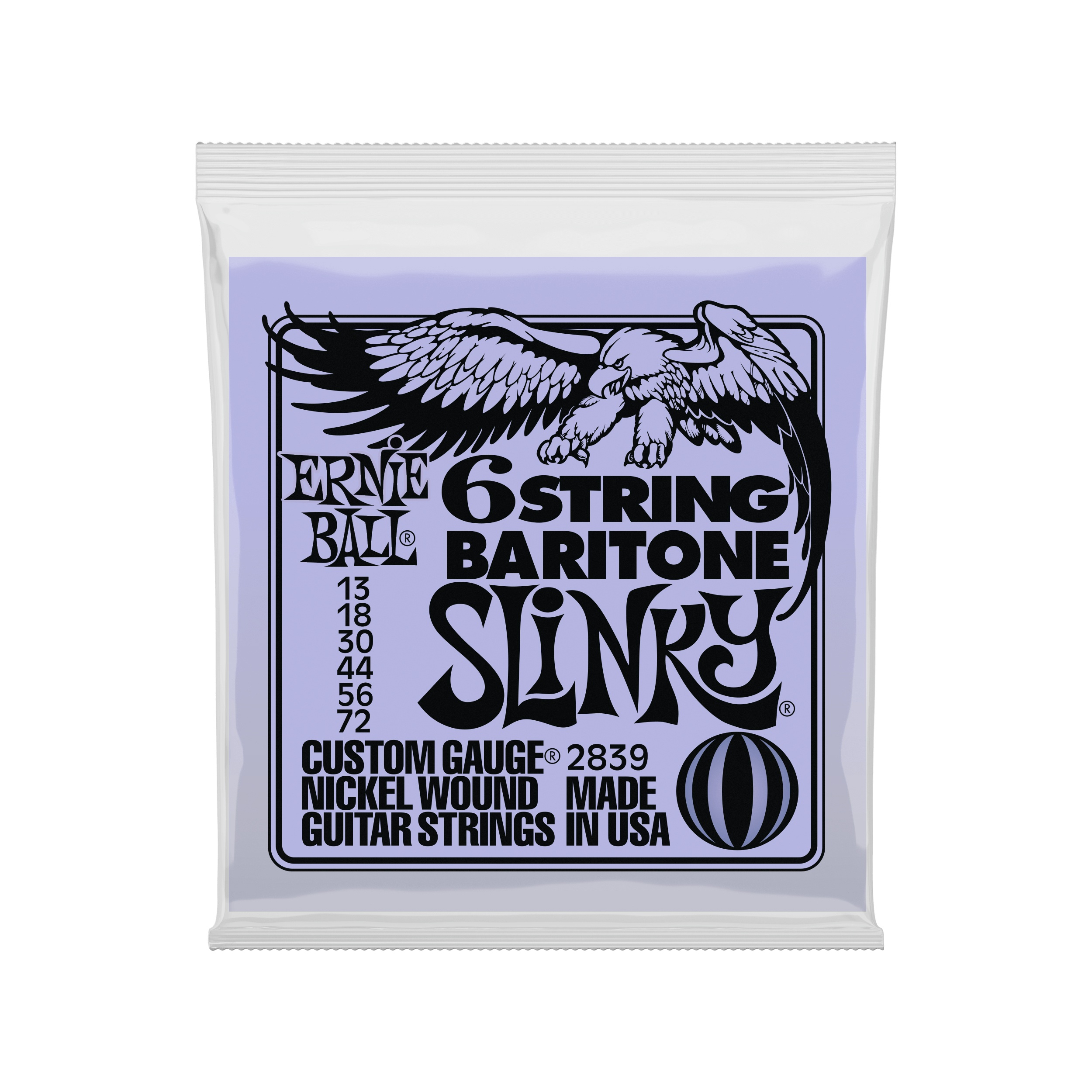 Ernie Ball Slinky baryton 6 cordes 13‑72