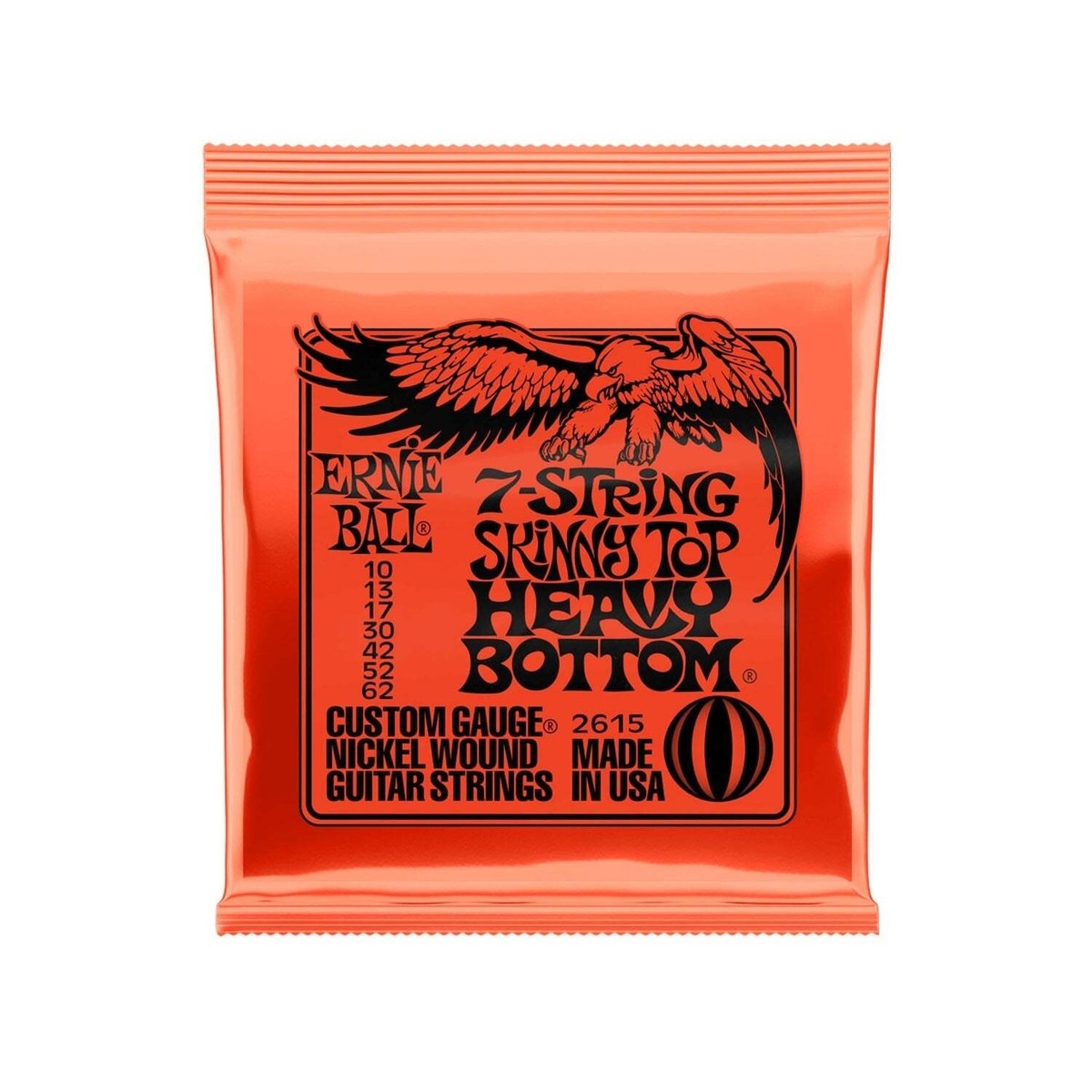 ERNIE BALL 7-STRING SKINNY TOP HEAVY BOTTOM 10-62