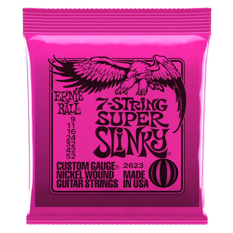 ERNIE BALL 7-STRING SUPER SLINKY 9‑52