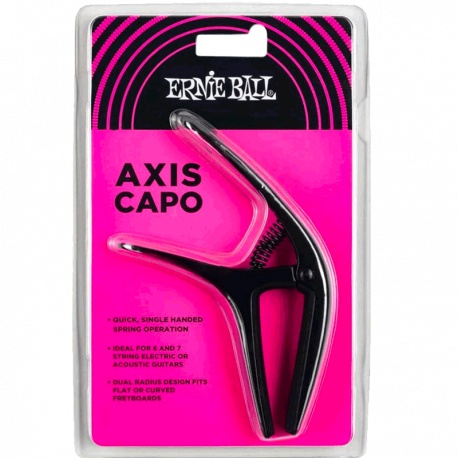 Ernie Ball Capodastre Axis noir AEB 9600