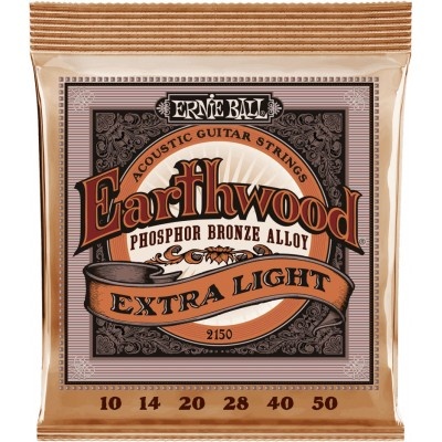 ERNIE BALL EARTHWOOD PHOSPHOR BRONZE 10–50