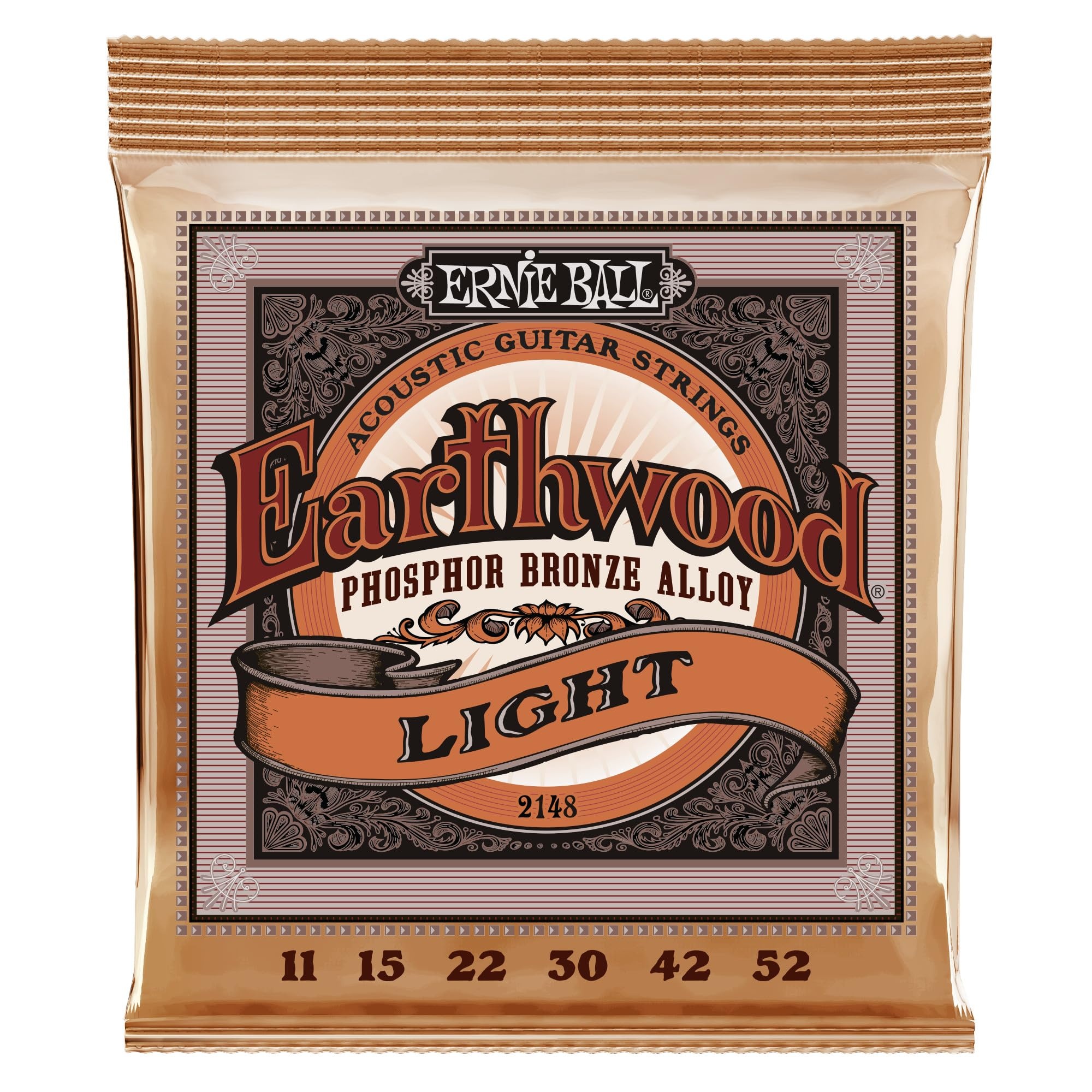 ERNIE BALL EARTHWOOD PHOSPHOR BRONZE 11-52