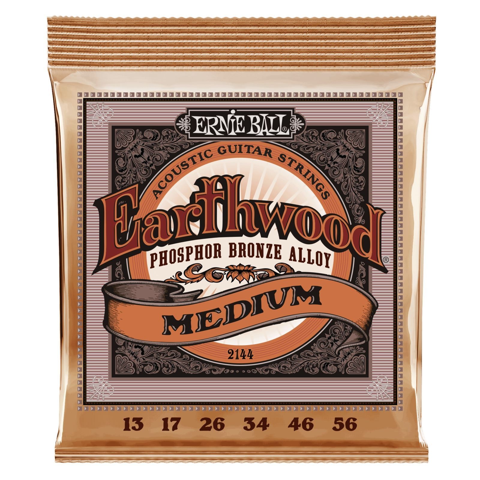 ERNIE BALL EARTHWOOD PHOSPHOR BRONZE 13-56