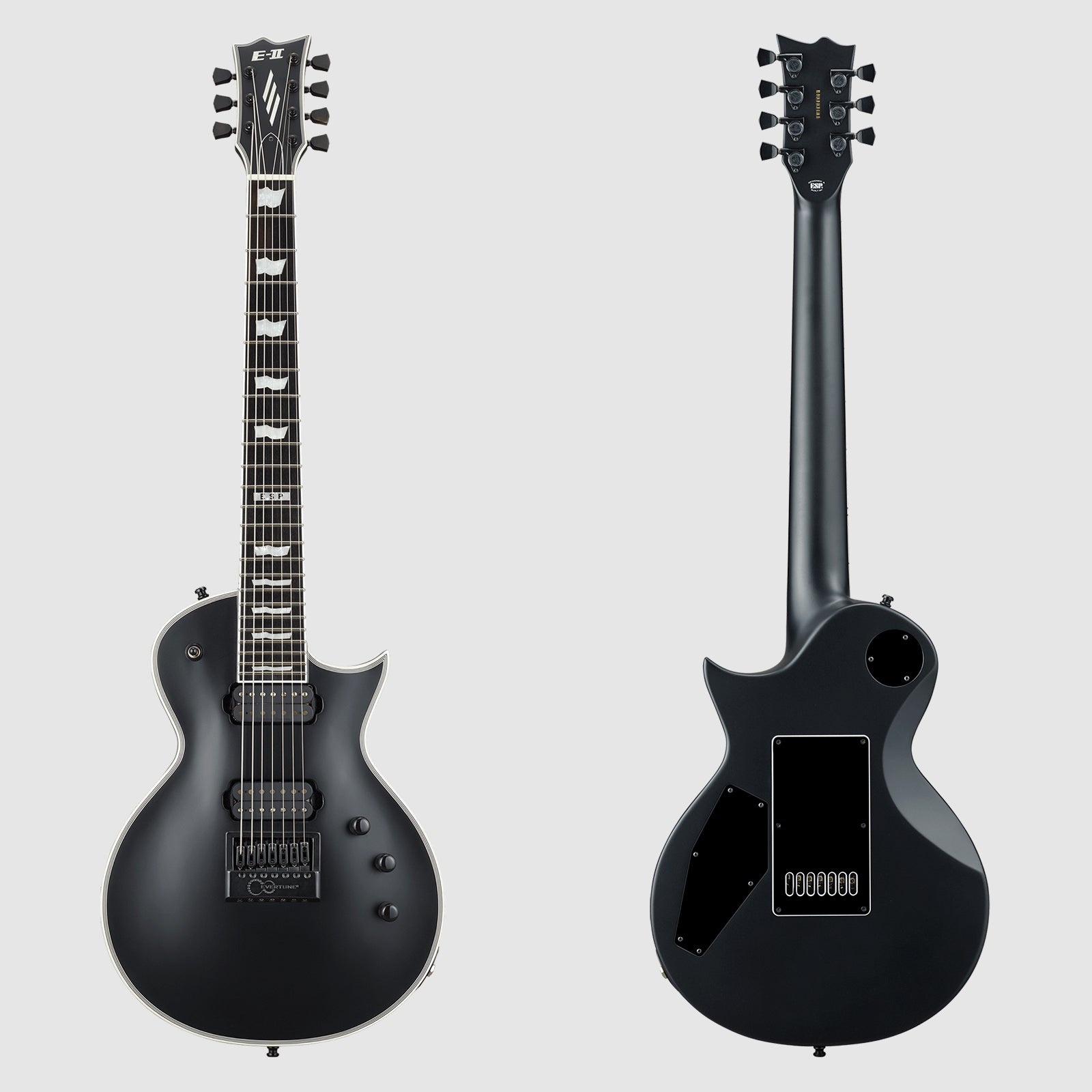 ESP E‑II Eclipse‑7 Black Satin