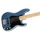 Fender American Performer Precision Bass, finition Satin Lake Placid Blue