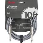 FENDER CONTOUR 10’ CABLE 3M INCA SILVER