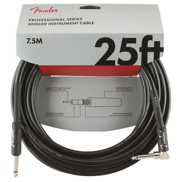 FENDER PRO 25' INST CABLE BK 7,5 m