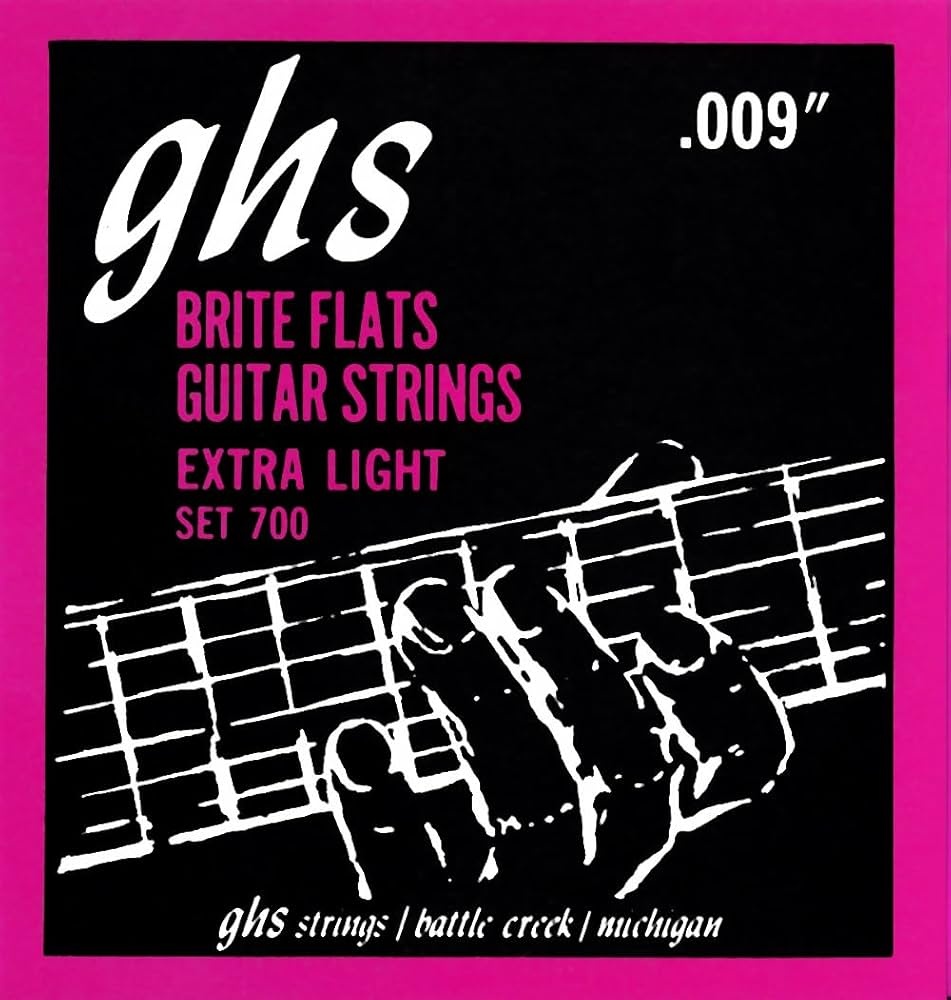 GHS Brite Flats Extra Light 9-42 FILE PLAT