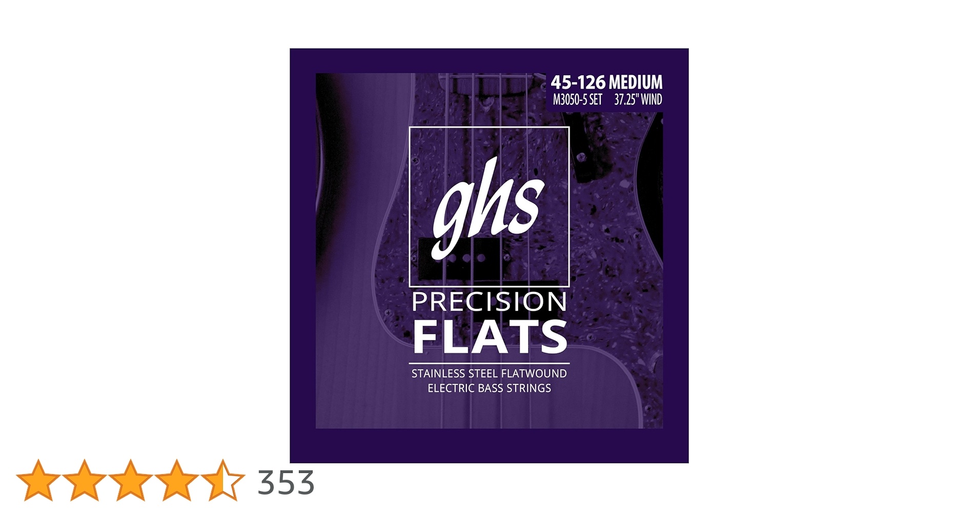 GHS Precision Flats 5 cordes 45‑126