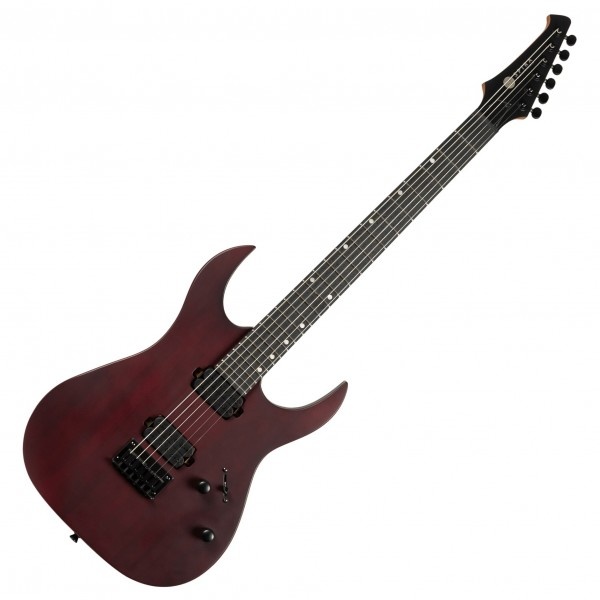 Guitare électrique Spira Guitars S‑400 MWR Satin Wine Red