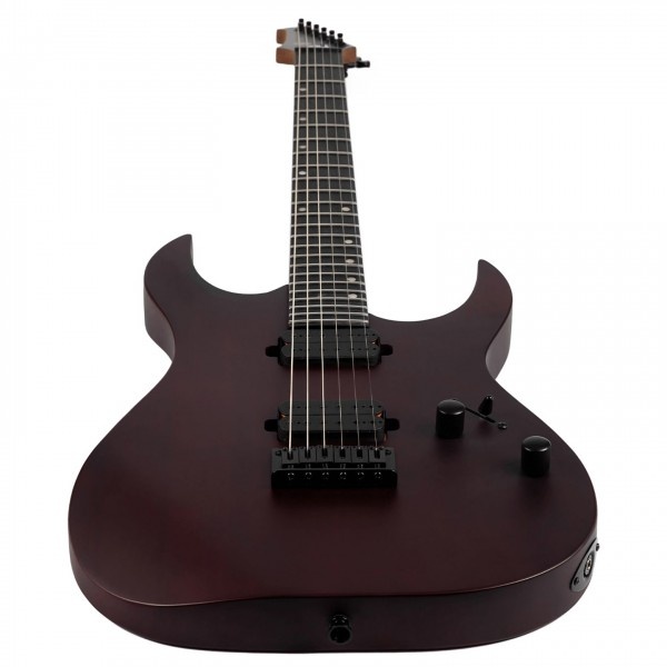 Guitare électrique Spira Guitars S‑400 MWR Satin Wine Red