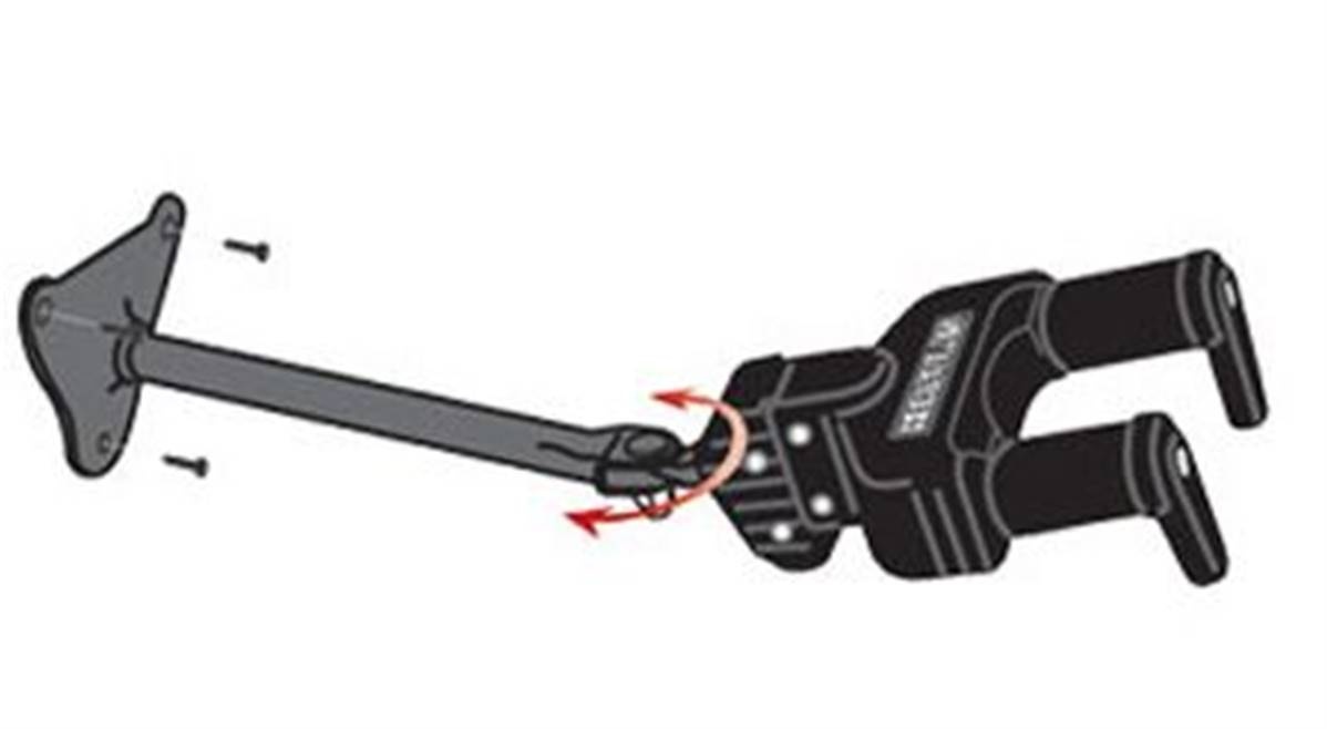 Hercules GSP40WB Support mural de guitare orientable