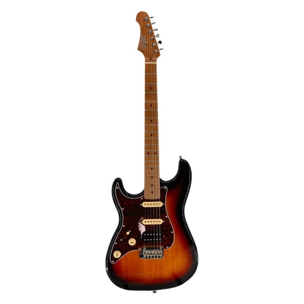 Jet Guitars JS‑400 Roasted Maple Gaucher Sunburst