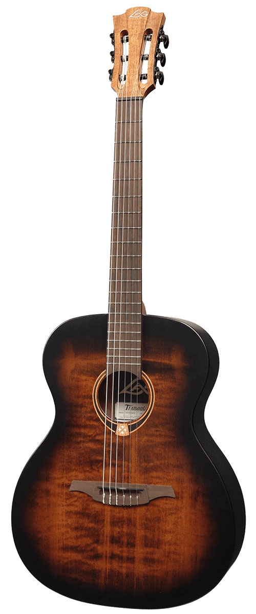 Lâg TN70A‑B&B Tramontane Folk Nylon Auditorium Black & Brown