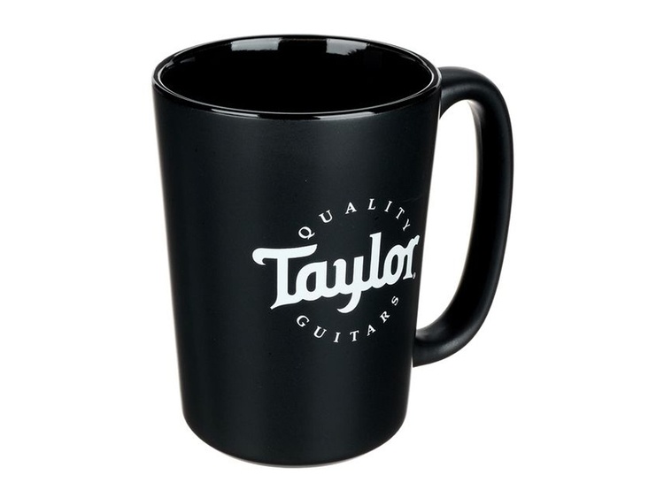 Mug Taylor noir mat avec logo blanc