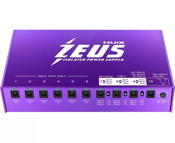 NUX ZEUS Alimentation 10 Sorties