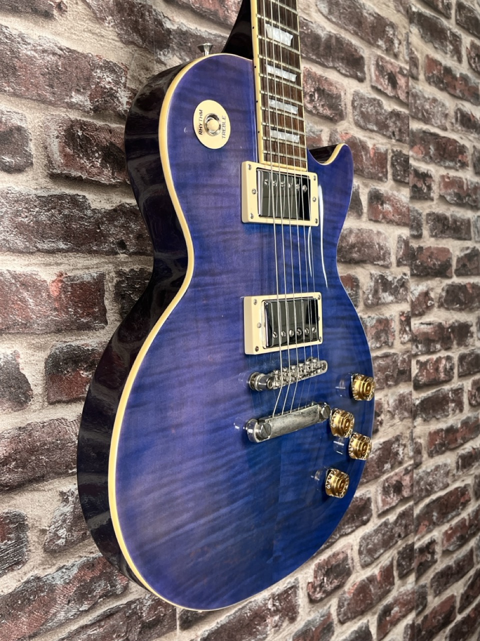 Epiphone Les Paul 1960 Tribute Plus Trans Blue Limited Edition OCCASION